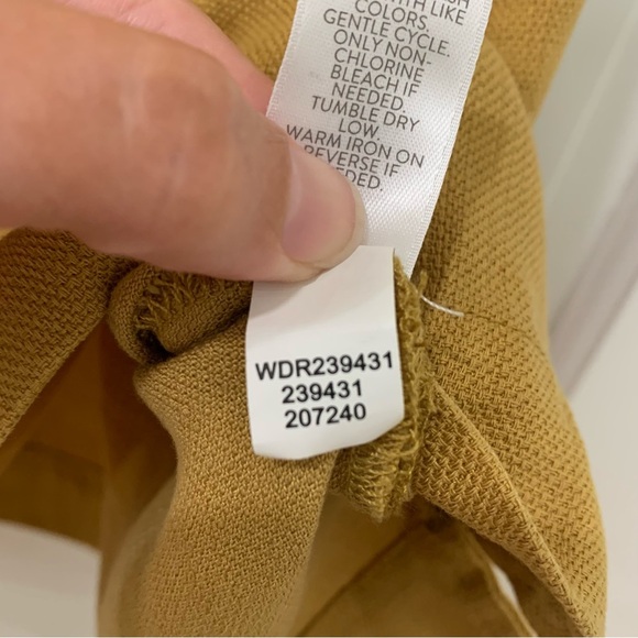 J. Jill Kimono Sleeve Boxy Knit Shift Dress Lagenlook Mustard Fall Size Medium - Picture 8 of 11